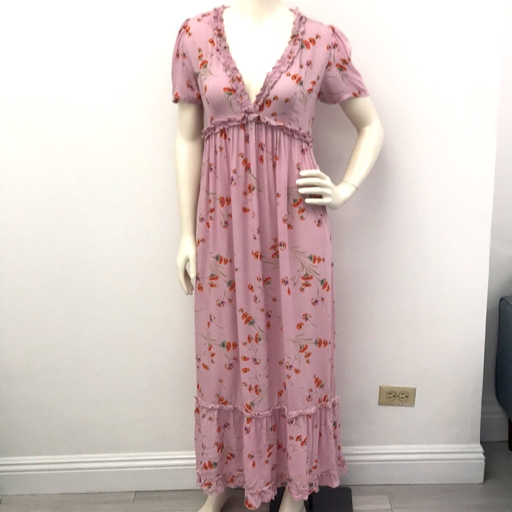Pink Maxi Floral Dress - Picture 8 of 8